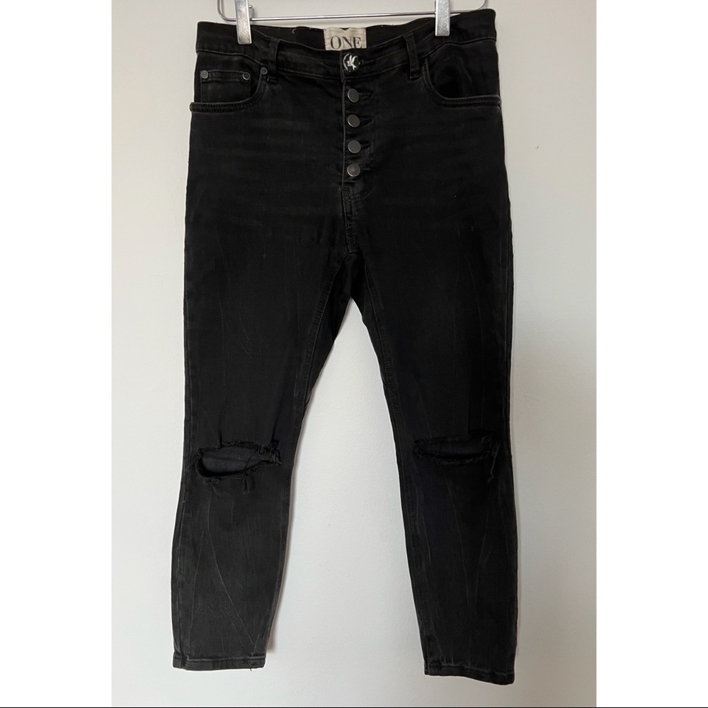 One Teaspoon low riders ankle jeans